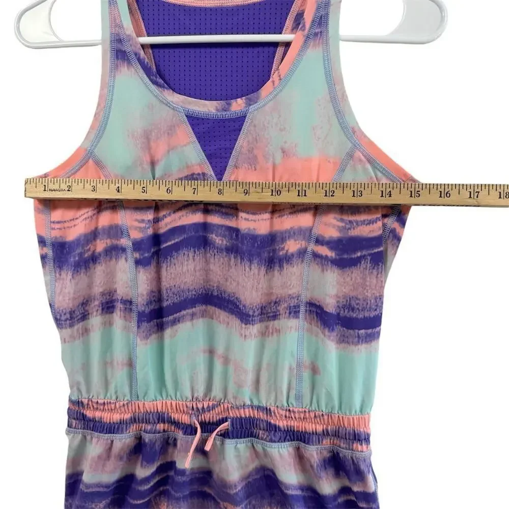 Ivivva Girls Sleeveless Colorblock Dress 12 Casual Athleisure READ‎ Lululemon - Picture 6 of 8